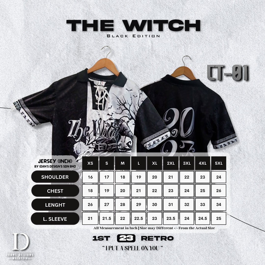 THE WITCH - RETRO LACE UP CT01