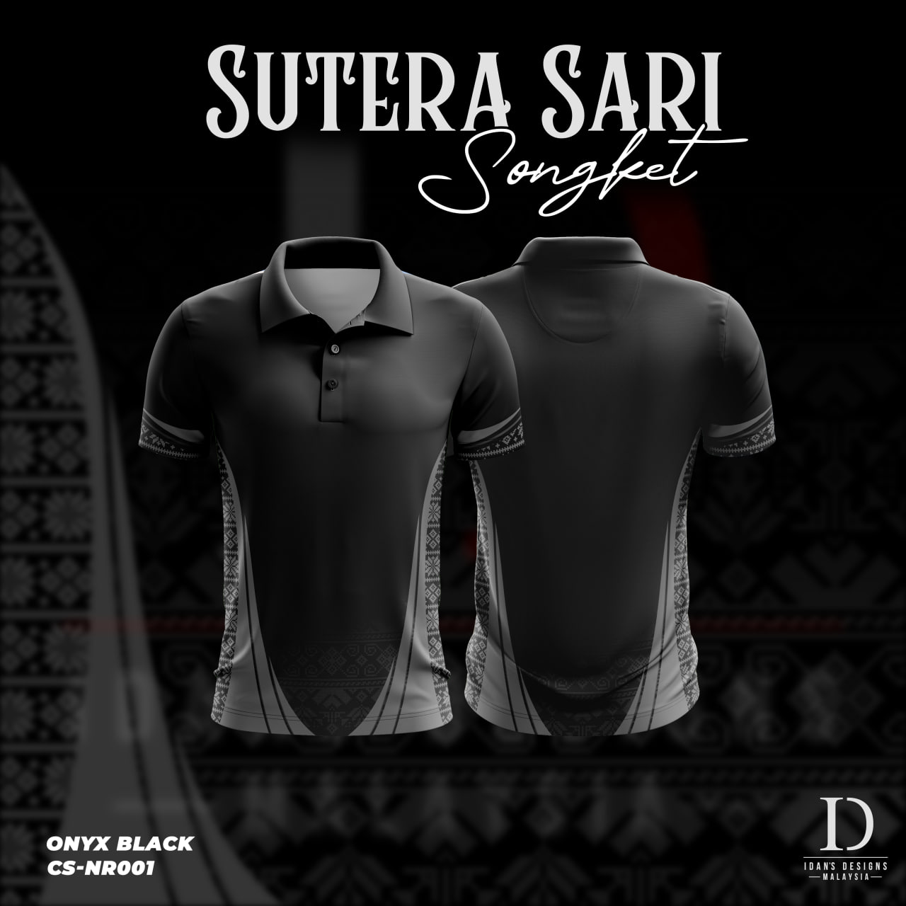 SONGKET SUTERA SARI ONYX BLACK - NR001