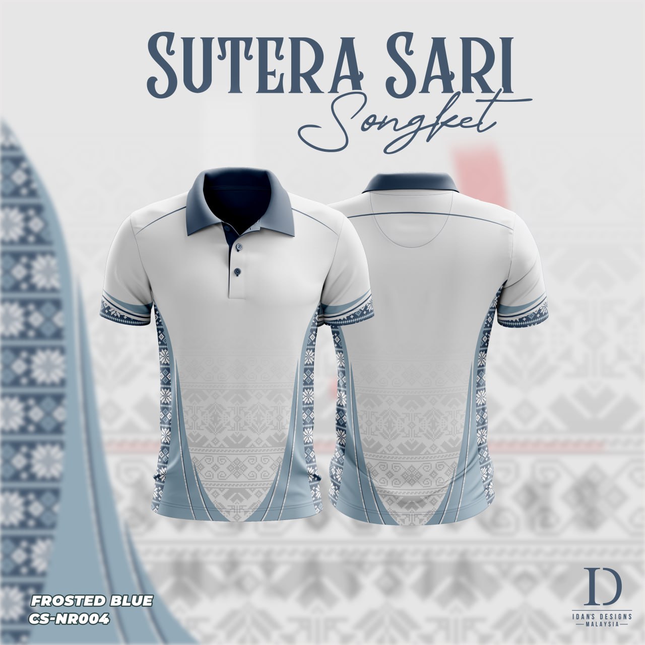 SONGKET SUTERA SARI FROSTED BLUE - NR004