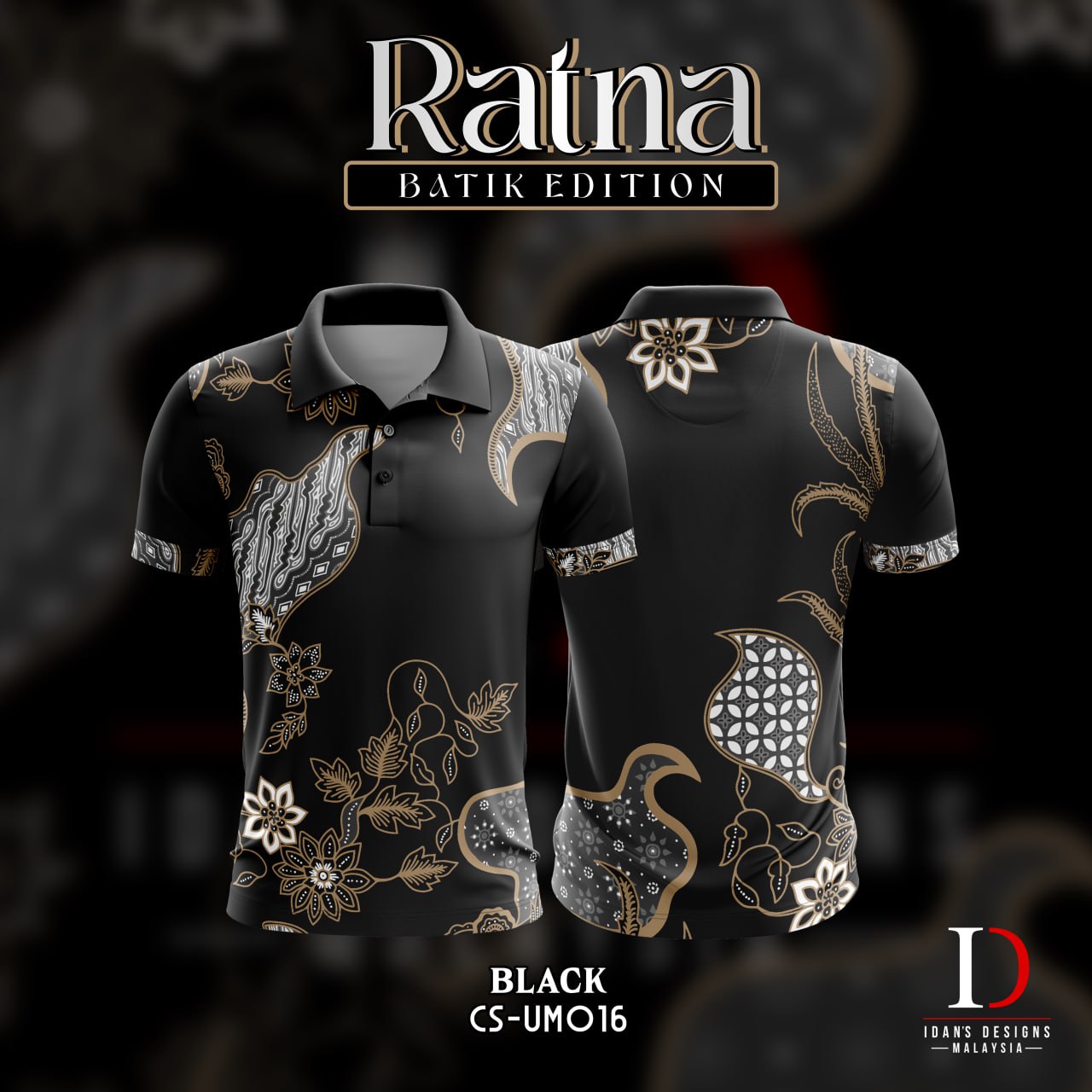 BATIK RATNA BLACK - UM016