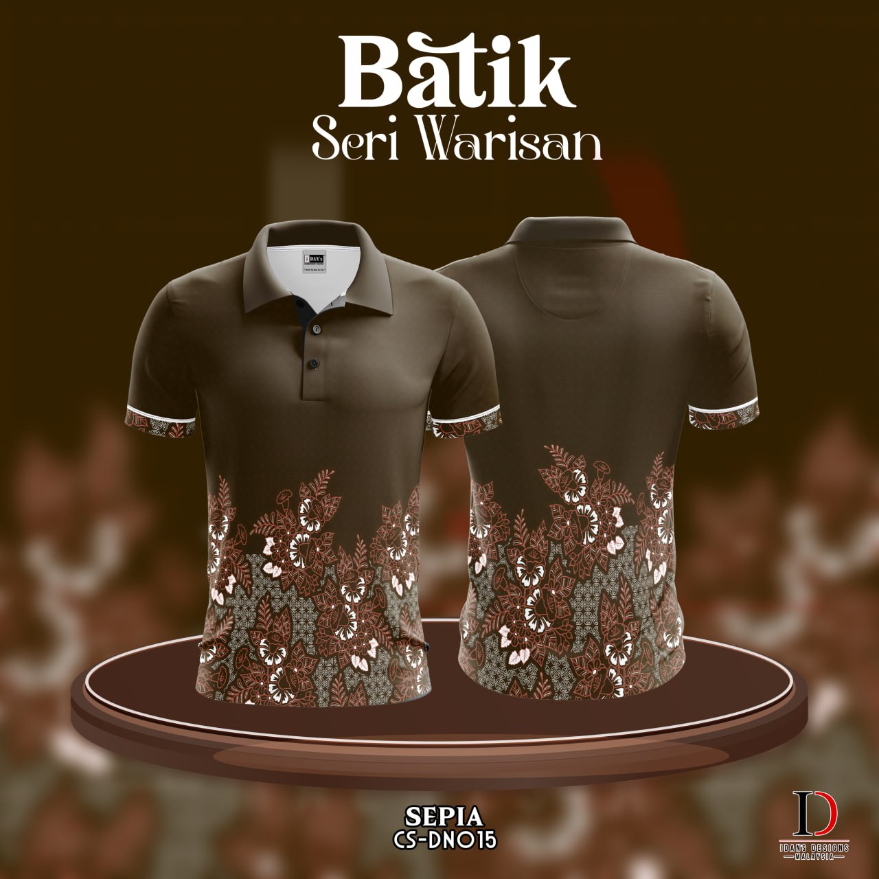BATIK SERI WARISAN SEPIA - DN015