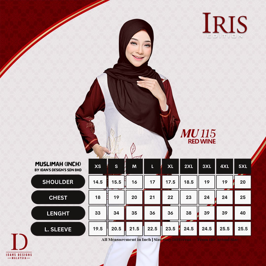 IRIS MU115 - RED WINE