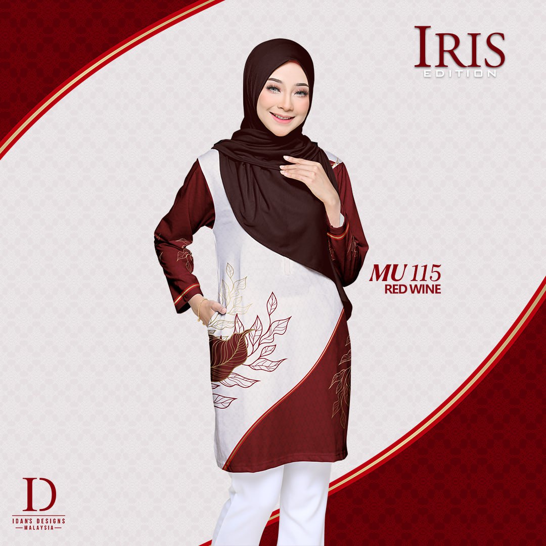 IRIS MU115 KIDS - RED WINE