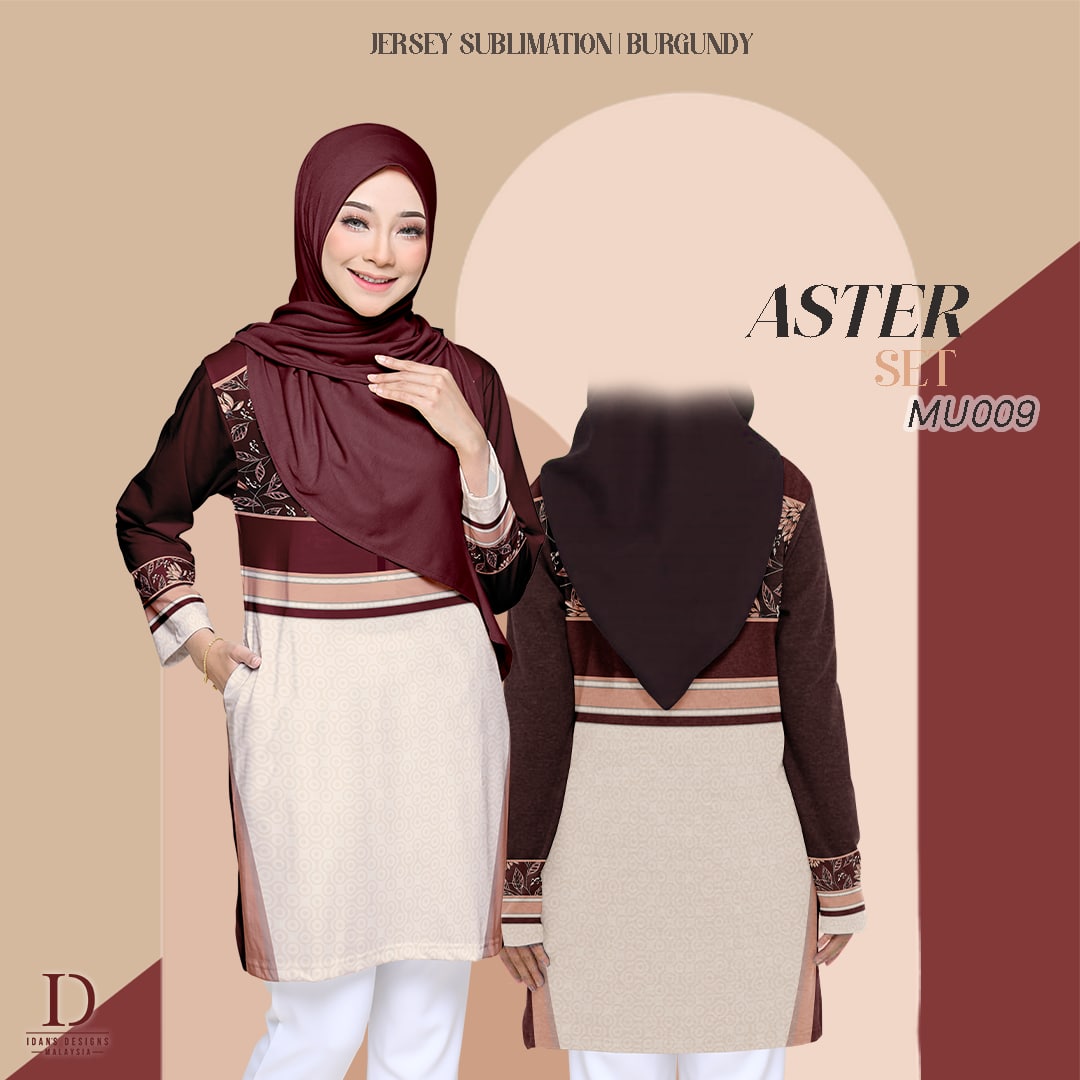 ASTER MU009 KIDS - BURGUNDY