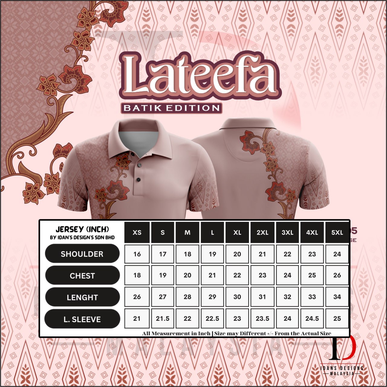 BATIK EDITION LATEEFA PINKISH BEIGE - UM005