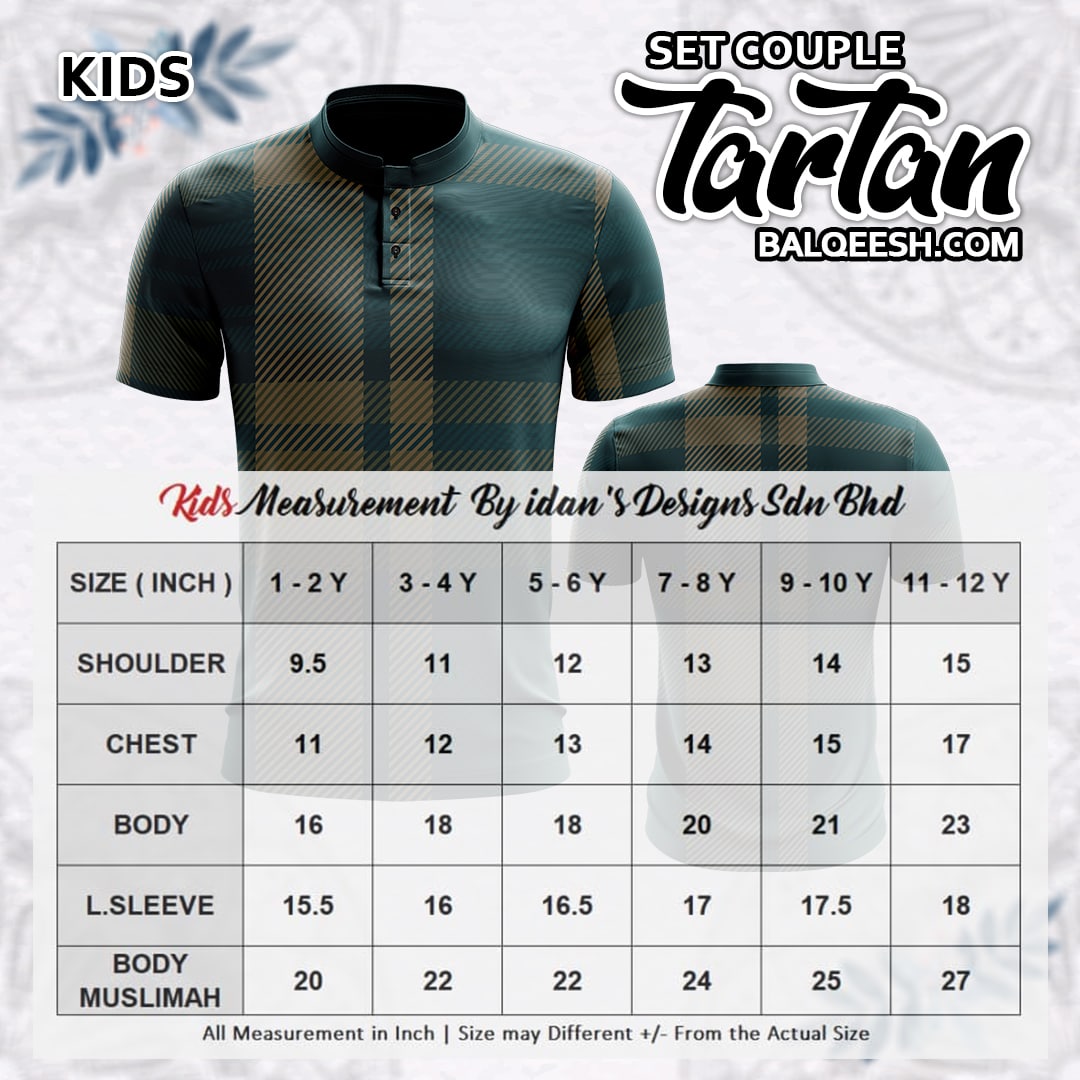 TARTAN GREEN (KIDS) - CM77 / MU77