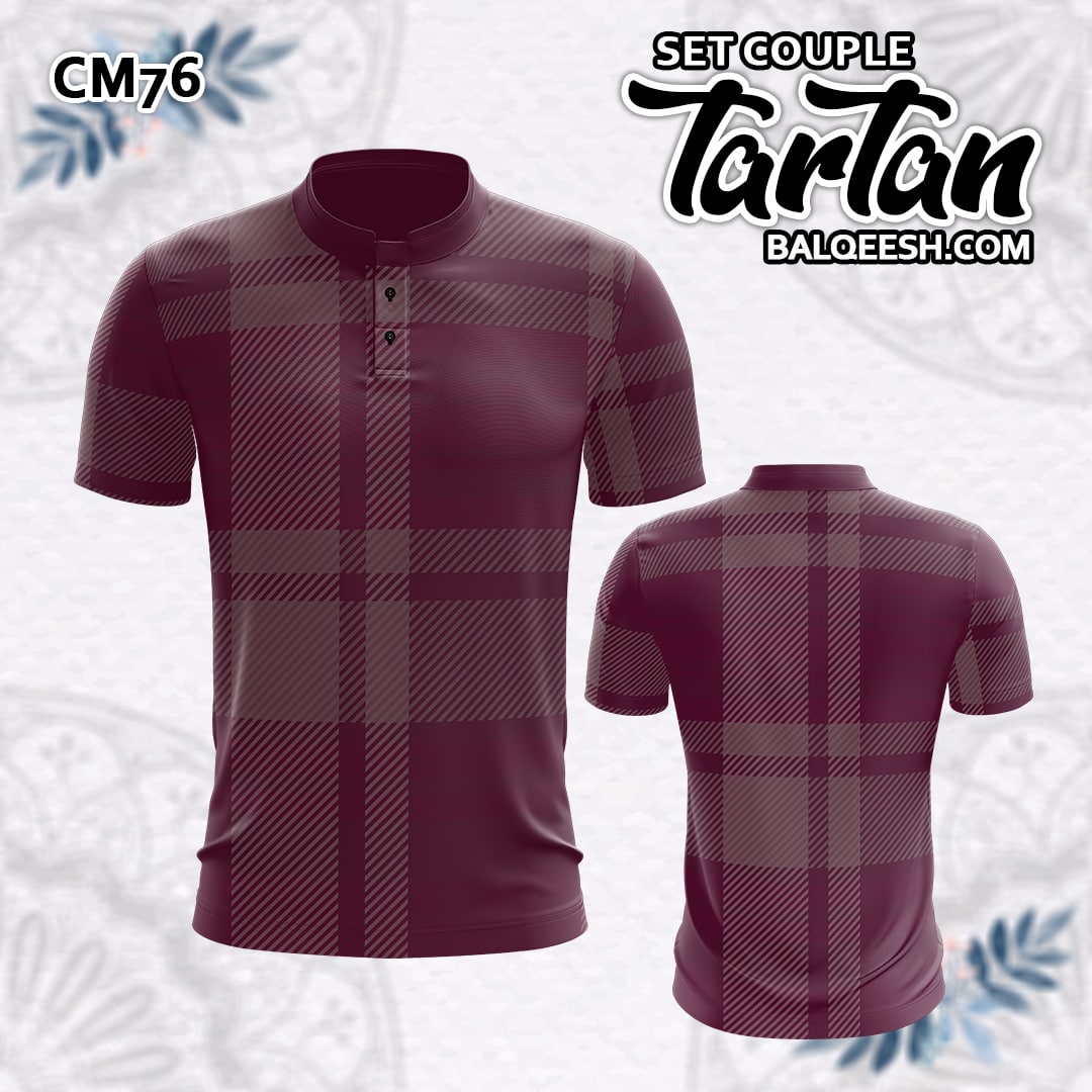 TARTAN BURGUNDY - CM76 / MU76