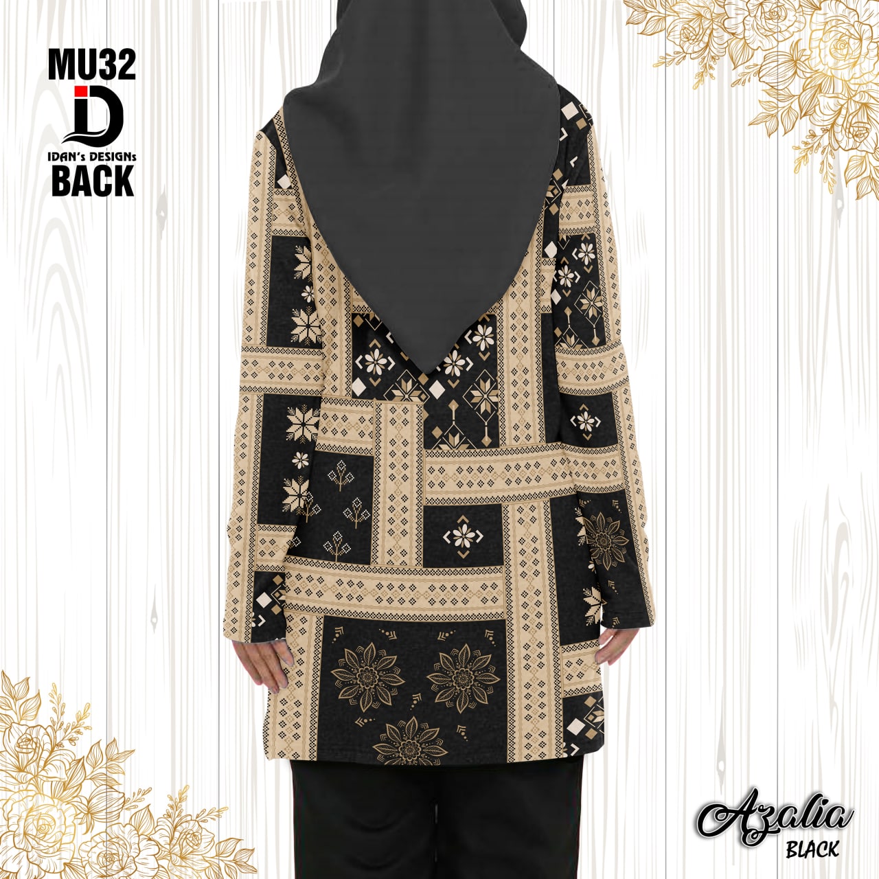 AZALIA BLACK (KIDS) - MU32