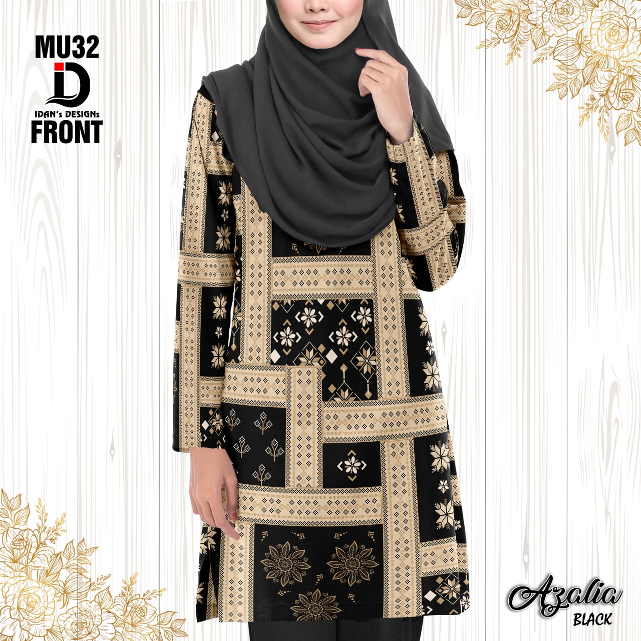 AZALIA BLACK - MU32