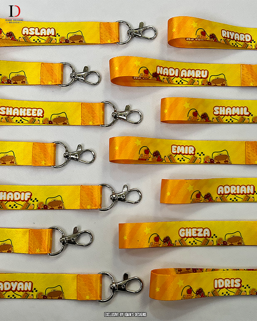 KEYCHAIN LANYARD ( 2 SIDE )