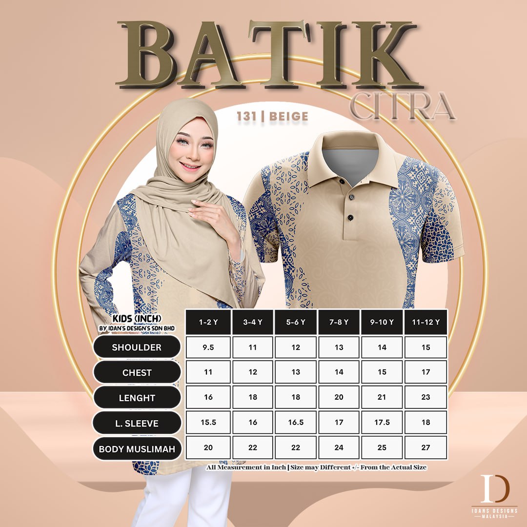 BATIK CITRA BEIGE - 131 KIDS
