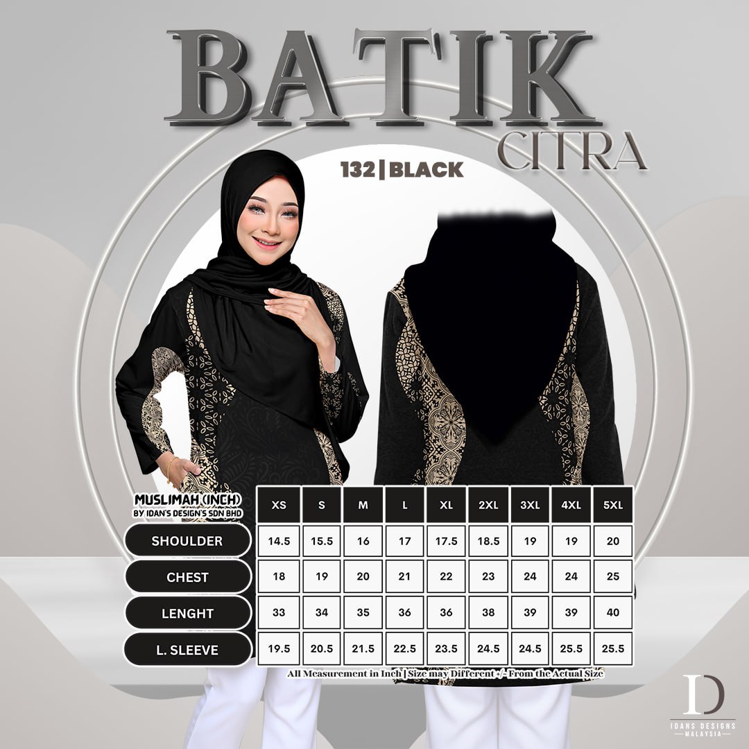 BATIK CITRA BLACK - 132