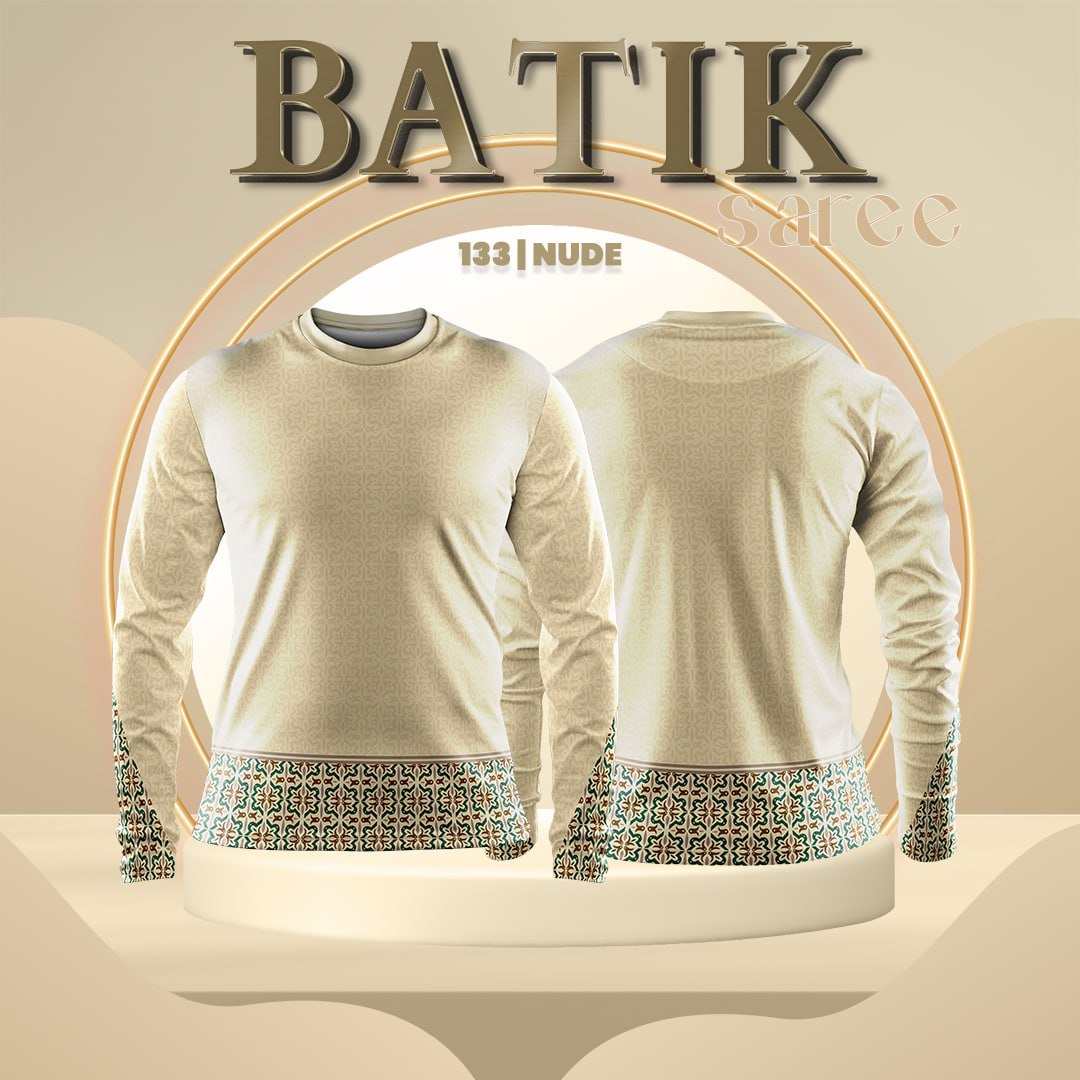 BATIK SAREE NUDE - 133